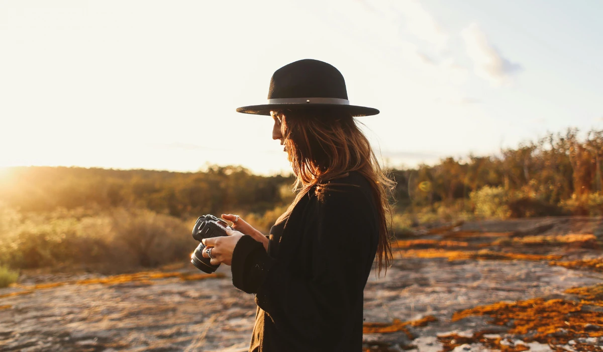 Girl with a camera